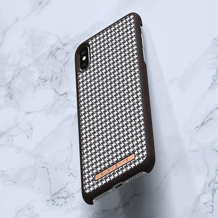Nordic Elements Saeson Idun - Coque en matériau pour iPhone Xs Max (marron foncé)