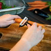 Alpina - Set de 6 couteaux INOX en acier inoxydable. (noir)