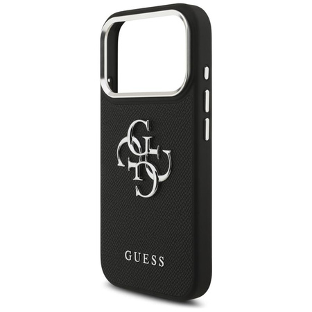 ETUI DO IPHONE 17 PRO GUESS CZARNE ORYGINALNE SKÓRZANE ELEGANCKIE CASE