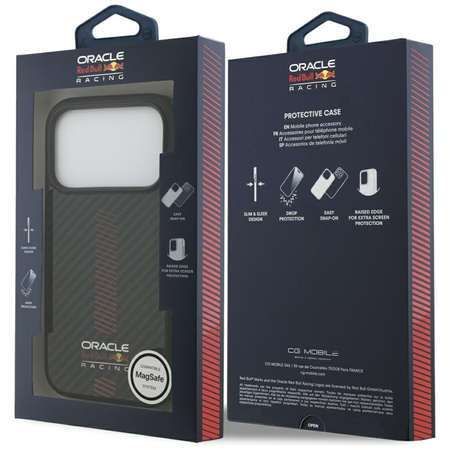 Etui do iPhone 17 Pro MagSafe Red Bull Kevlar Oryginalny Czarny Case