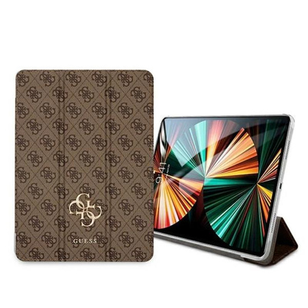 Guess 4G Big Metal Logo - iPad Pro 12.9" 2021 tok (barna)