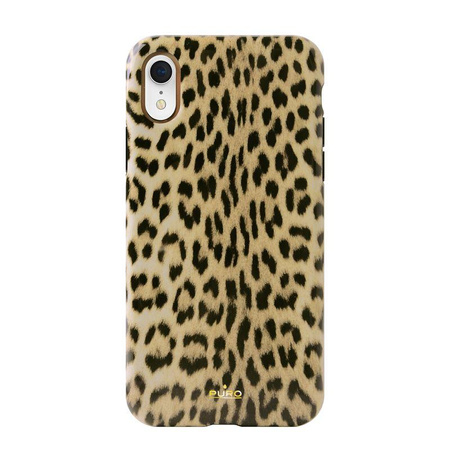 PURO Glam Leopard Cover - Coque pour iPhone XR (Leo 1)