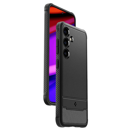 Spigen Rugged Armor - Gehäuse für Samsung Galaxy S24 (Mattschwarz)