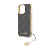 Guess 4G Charms Kollektion - Hülle für iPhone 14 Pro Max (grau)