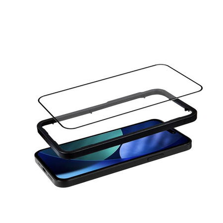 Crong 3D Armor Glass - Vetro temperato per iPhone 17 Pro Max + cornice di installazione