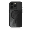 STM Relax Sand MagSafe - Etui pour iPhone 15 (Noir / Gris)