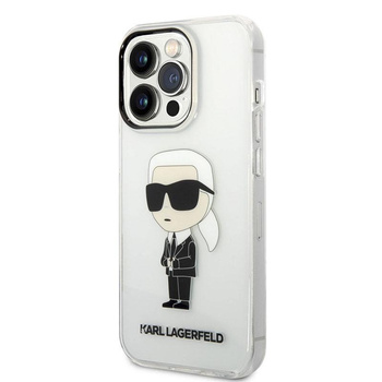 Karl Lagerfeld IML NFT Ikonik - pouzdro pro iPhone 14 Pro (průhledné)
