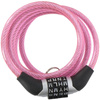 Dunlop - Fahrradschloss mit Kombination (Pink)