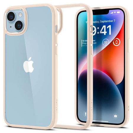 Spigen Ultra Hybrid - pouzdro pro iPhone 14 (béžové)