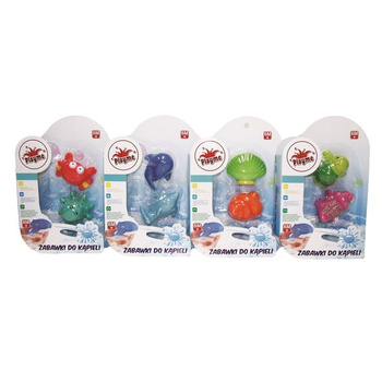 PLAYME - Rubber animal bath toy - random choice of color