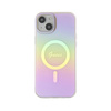 Guess IML Iridescent MagSafe - iPhone 15 Plus Tasche (Rosa)