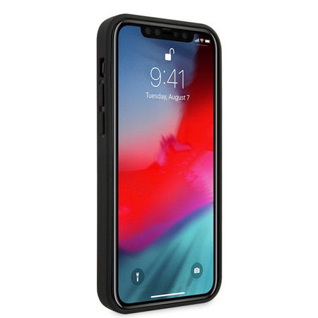 Guess Saffiano V - Coque iPhone 12 / iPhone 12 Pro (or)