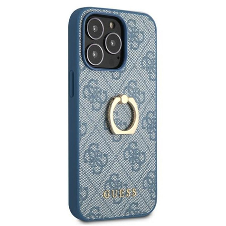 Guess 4G Ring tok - iPhone 13 Pro tok (kék)