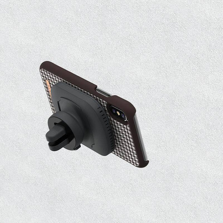 Nordic Elements Saeson Idun - Case for iPhone Xs / X (Dark Brown Pattern 2)