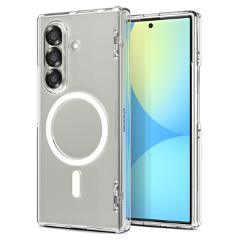 Spigen Ultra Hybrid Pro Mag MagSafe - Gehäuse für Samsung Galaxy Z Fold 7 (Klar/Weiß)