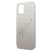 Guess Glitter Gradient Script - iPhone 12 mini case (gold)