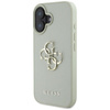 Guess Grained Big 4G Logo Small Classic Logo - Pouzdro pro iPhone 16 (zelené)
