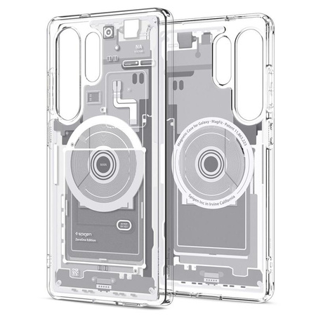 Spigen Ultra Hybrid MagSafe - Gehäuse für Samsung Galaxy S25 Ultra (Zero One White)
