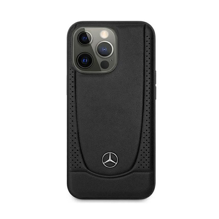 Mercedes Leather Urban Line - iPhone 15 Pro Max tok (fekete)