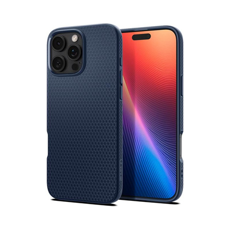 Spigen Liquid Air - Hülle für iPhone 16 Pro Max (Marineblau)
