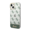 Guess 4G Stripe Script Logo Electroplated Pattern – Etui iPhone 14 Plus (khaki)