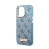 Guess 4G Logo Plate MagSafe - Etui iPhone 13 Pro Max (niebieski)