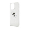 Karl Lagerfeld Karl & Choupette Glitter MagSafe - Etui iPhone 14 Pro Max (przezroczysty)
