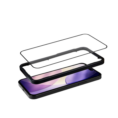 Crong 3D Armour Glass - Tvrzené sklo iPhone 17 + instalační rámeček