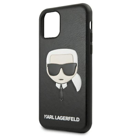 Karl Lagerfeld Silikon Iconic Karl`s Head - iPhone 11 Pro Tasche (schwarz)