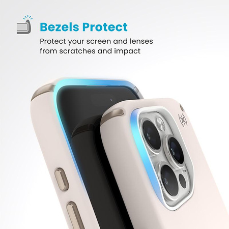 Speck Presidio2 Pro ClickLock & MagSafe - iPhone 16 Pro tok (Bleached Bone / Heirloom Gold / Hazel Brown)