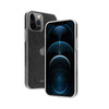 Crong Glitter Case - Coque pour iPhone 12 Pro Max (Transparent/Argent)