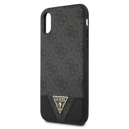 Guess 4G Triangle Collection - iPhone Xs Max tok (szürke)