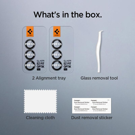 Spigen Optik Pro HD GLAS.TR EZ Fit Camera Protector 2er-Pack - Objektivschutzglas für Samsung Galaxy Z Fold 7 (2 Stück)(Schwarz)