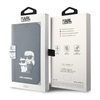 Karl Lagerfeld Booktype NFT Saffiano Karl & Choupette - Coque iPhone 14 (Noir)