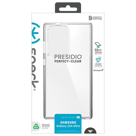 Speck Presidio Perfect-Clear - pouzdro pro Samsung Galaxy S24 Ultra (čiré/průhledné)