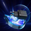 Crong Ultra Compact GaN - Chargeur secteur 2x USB-C 35W PD 3.0 avec PPS (noir)