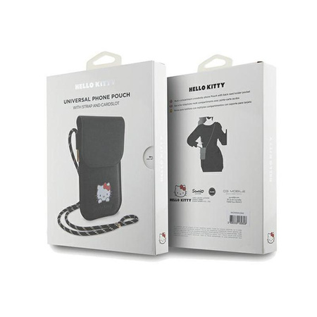 Hello Kitty Leather Daydreaming Cord - Sacoche pour téléphone portable (noir)