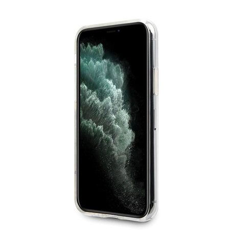 Guess Gradient Circle Glitter 4G - iPhone 11 Pro Case (Gold/Pink)