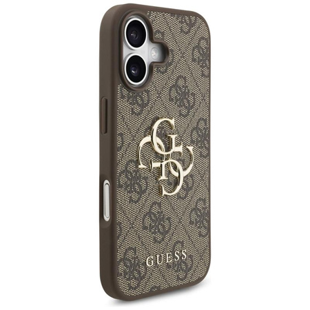 ETUI DO IPHONE 17 GUESS BRĄZOWE ELEGANCKIE MODNE CASE PLECKI