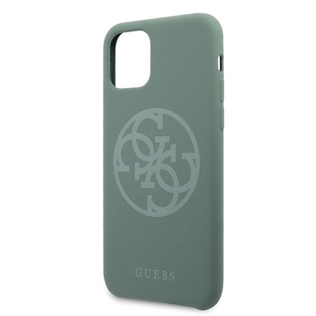 Guess Silikon 4G Tone to Tone - iPhone 11 Pro Max Hülle (khaki)