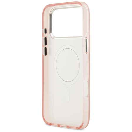 Karl Lagerfeld IML Aquarelle Choupette & Logo MagSafe - Pouzdro iPhone 17 Pro (růžové)