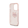 Karl Lagerfeld IML Choupette Head & Monogram - iPhone 13 Pro Max Tasche (rosa)