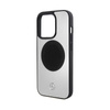 Mercedes Leather & Alu MagSafe - iPhone 15 Pro Case (silver)