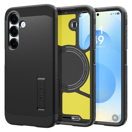 Spigen Tough Armor MagSafe - Case for Samsung Galaxy S25+ (Black)