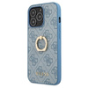 Guess 4G Ring Case - Coque pour iPhone 13 Pro Max (bleu)