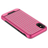 Zizo Star Diamond Hybrid Cover - iPhone X Hülle (Rosa/Schwarz)
