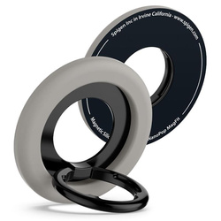 Spigen Nano Pop MagSafe Phone Ring - Magnetyczny uchwyt na palec z funkcją podstawki (Truffle Grey)
