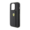 Ferrari Grip Stand Metal Logo - iPhone 15 Pro Max Case (black)