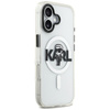 Karl Lagerfeld IML Karl Sketch Logo MagSafe - Case iPhone 17 (Clear)