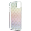 Guess 4G Pfingstrose Galvanisiertes Muster - iPhone 11 Pro Max Hülle (Regenbogen)